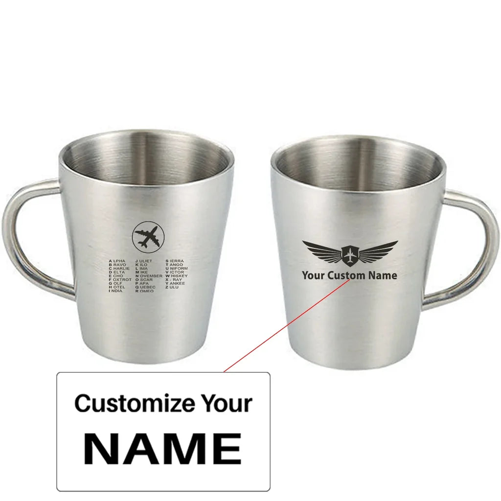 Customisable Aviation Alphabet Mug - view 5