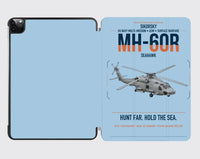 Thumbnail for Sikorsky MH-60R Seahawk design on light blue ipad tablet case