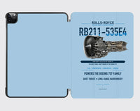 Thumbnail for RB211-535E4 design on light blue ipad tablet case