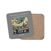 Thumbnail for The Aerial Exhibition - Designed Coasters design on gray 1-piece