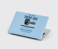Thumbnail for TRENT 800 design on light blue MacBook case