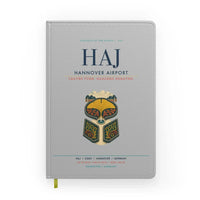 Thumbnail for Hannover Airport (HAJ) design on light gray notebook