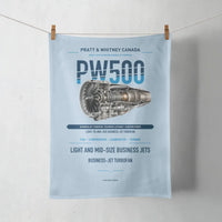 Thumbnail for PW500 design on light blue towel