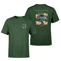 Thumbnail for VINTAGE G4174 - The Wind Tunnel Model - Double-Side T-Shirt design on darkgreen double side t shirt