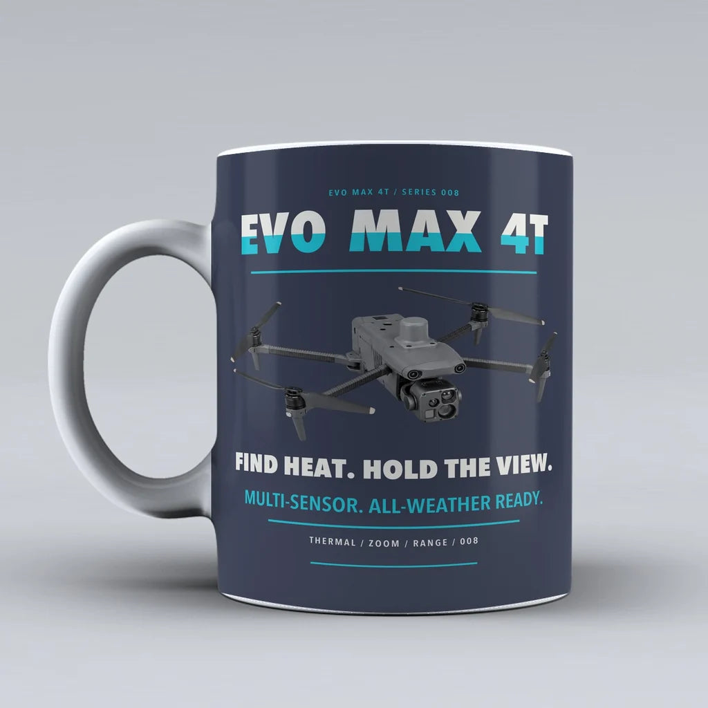 EVO Max 4T Mug design on dark blue autel