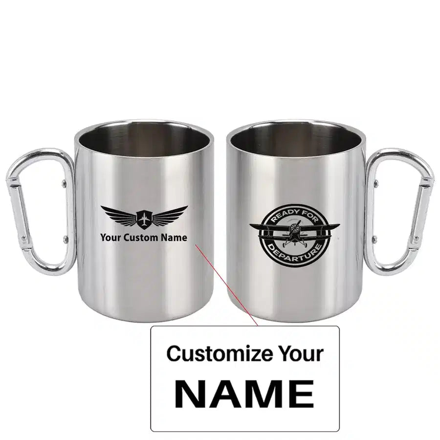 Customisable Ready for Departure Mug - view 5