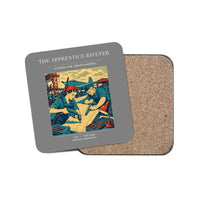 Thumbnail for The Apprentice Riveter - Designed Coasters design on gray 1-piece