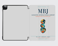 Thumbnail for Sangster International Airport (MBJ) design on light gray ipad tablet case