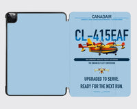 Thumbnail for Canadair CL-415EAF design on light blue ipad tablet case