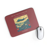Thumbnail for VINTAGE G4342 - The Tea Terrace Overflight - Designed Mouse Pads design on darkred rectangle