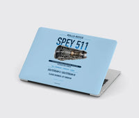 Thumbnail for SPEY 511 design on light blue MacBook case