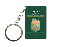 Thumbnail for Evansville Regional Airport (EVV) design on dark green key chain