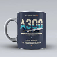 Thumbnail for A300-600R Mug design on dark blue airbus