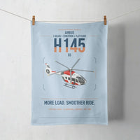 Thumbnail for Airbus H145 D3 design on light blue towel