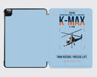 Thumbnail for Kaman K-1200 K-MAX design on light blue ipad tablet case
