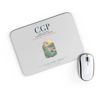 Thumbnail for Shah Amanat International Airport Chattogram (CGP) design on light gray rectangle mouse pad