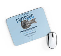 Thumbnail for PW1900G design on light blue rectangle mouse pad