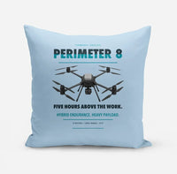 Thumbnail for Skyfront Perimeter 8 design on light blue pillow