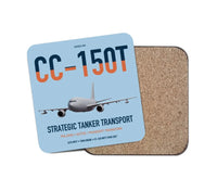 Thumbnail for Airbus CC-150T Polaris design on light blue 1 piece coaster