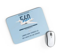Thumbnail for Cessna Citation 560 - Citation V design on light blue rectangle mouse pad