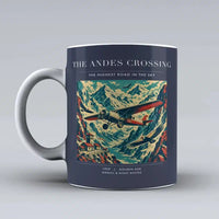Thumbnail for VINTAGE G4021 - The Andes Crossing - Ceramic Mug design on darkblue