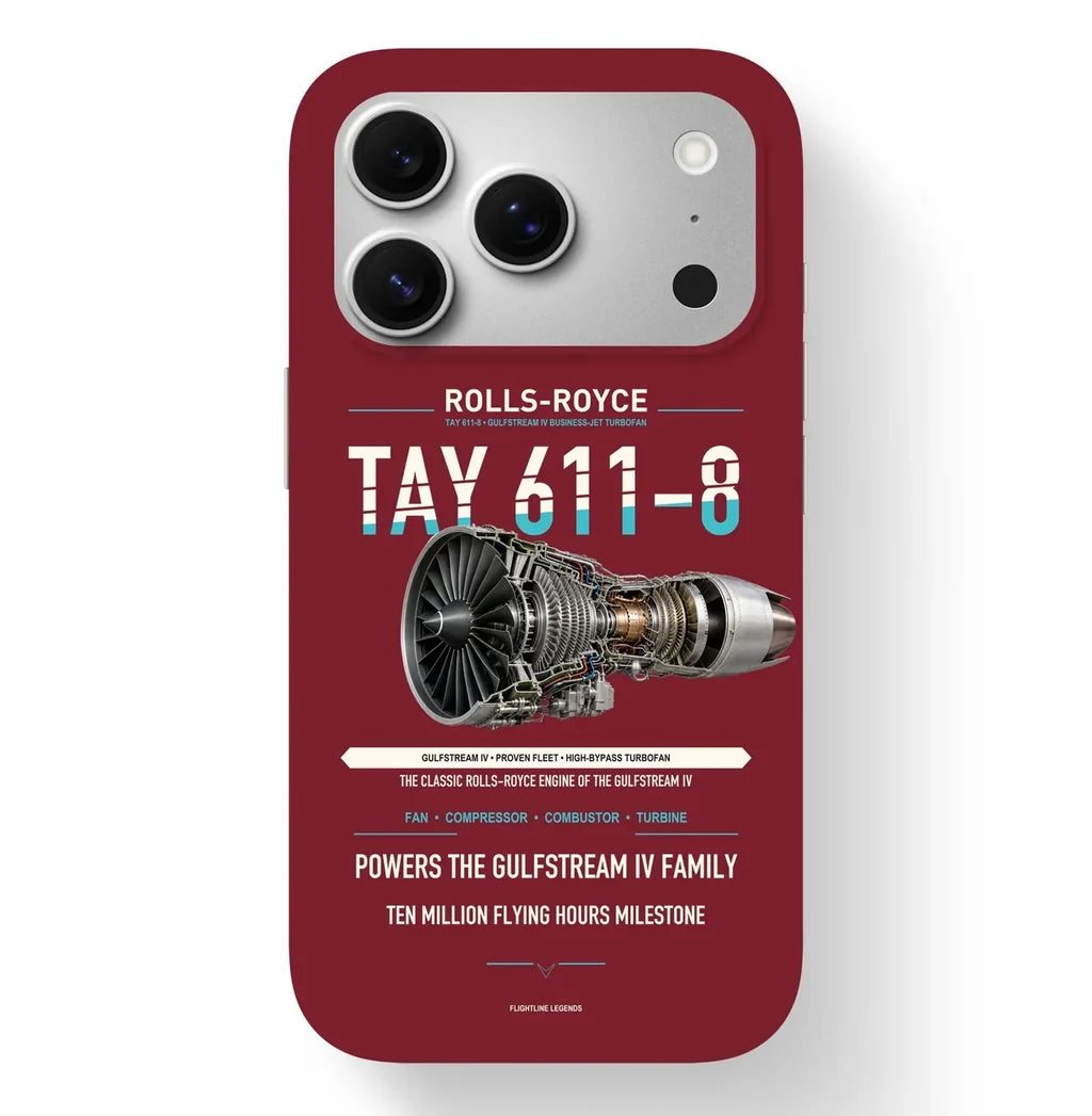 TAY 611-8 Case design on dark red iphone case