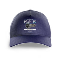 Thumbnail for PEARL 15 design on dark blue printed hat
