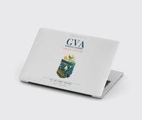 Thumbnail for Geneva Airport (GVA) design on light gray MacBook case