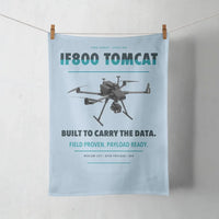Thumbnail for Inspired Flight IF800 Tomcat design on light blue towel