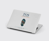 Thumbnail for Tromsø Airport (TOS) design on light gray MacBook case