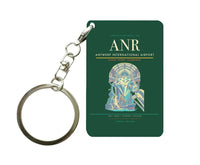 Thumbnail for Antwerp International Airport (ANR) design on dark green key chain