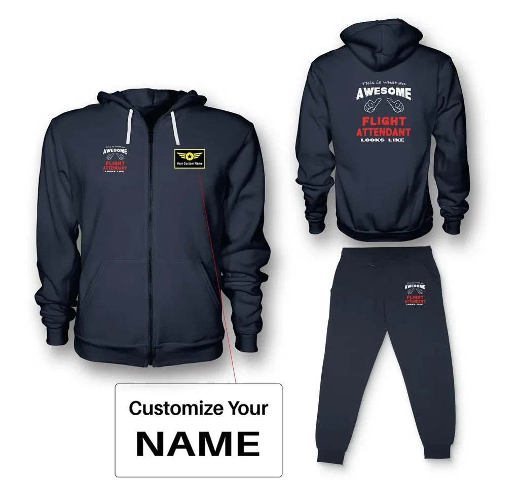 Customisable Flight Attendant Hoodie - view 5