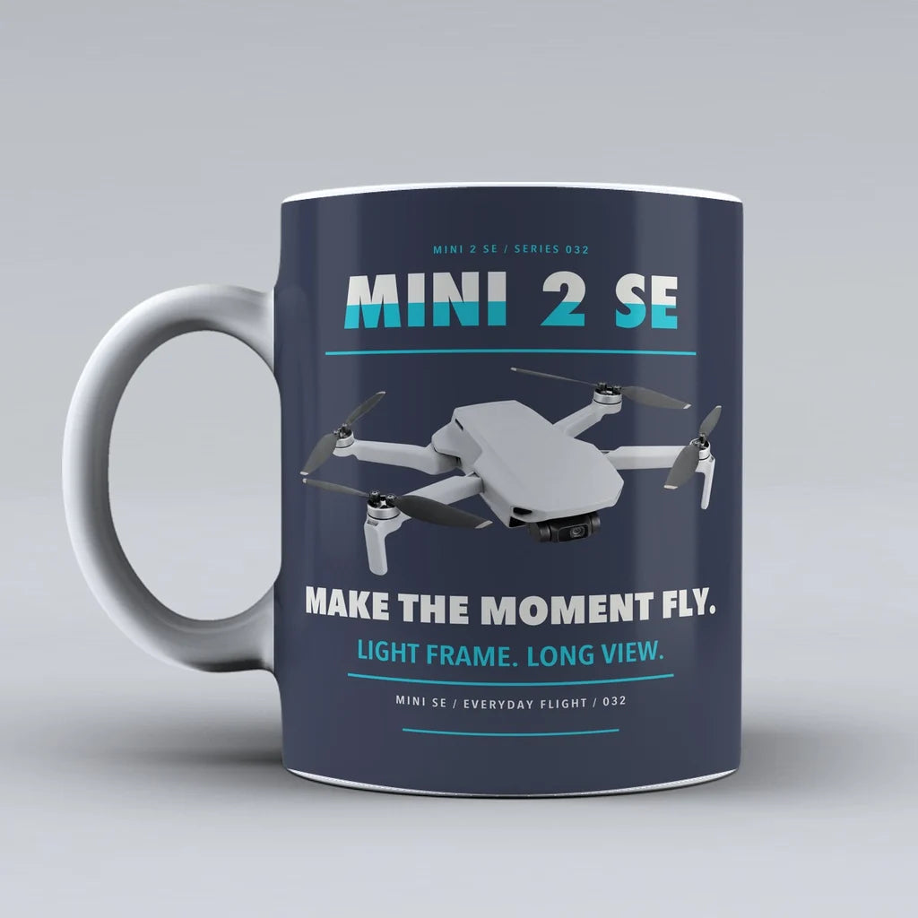 Mini 2 SE Mug design on dark blue dji