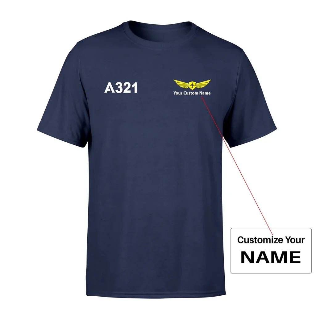Customisable Airbus A321 T-Shirt - view 5