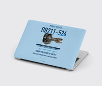 Thumbnail for RB211-524 design on light blue MacBook case