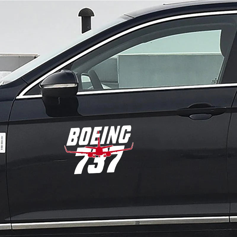 Boeing 737 Car Sticker - view 5