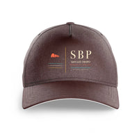 Thumbnail for San Luis Obispo County Regional Airport (SBP) design on brown printed hat