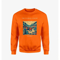 Thumbnail for VINTAGE G4413 - The Payroll Flight - Designed Sweatshirts design on orange