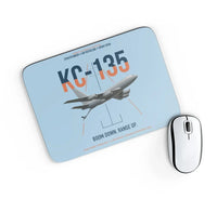 Thumbnail for KC-135 STRATOTANKER design on light blue rectangle mouse pad