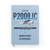 Thumbnail for Tecnam P2008JC NG design on light blue notebook