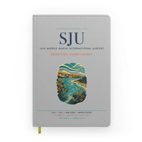 Thumbnail for Luis Muñoz Marín International Airport San Juan (SJU) design on light gray notebook