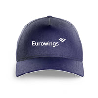 Thumbnail for Eurowings Airlines logo printed on dark blue cap