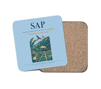 Thumbnail for Ramón Villeda Morales International Airport (SAP) design on light blue 1 piece coaster