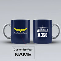 Thumbnail for Customisable Airbus A350 Mug - view 5