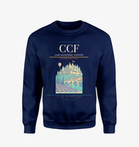 Thumbnail for Carcassonne Airport CCF Sweatshirt - Navy Blue