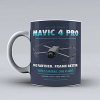 Thumbnail for Mavic 4 Pro Mug design on dark blue dji