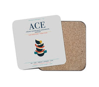 Thumbnail for César Manrique-Lanzarote Airport (ACE) design on light gray 1 piece coaster