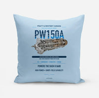 Thumbnail for PW150A design on light blue pillow