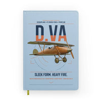 Thumbnail for Albatros D.Va design on light blue notebook