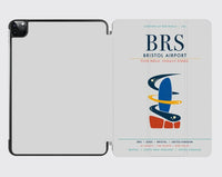 Thumbnail for Bristol Airport (BRS) design on light gray ipad tablet case